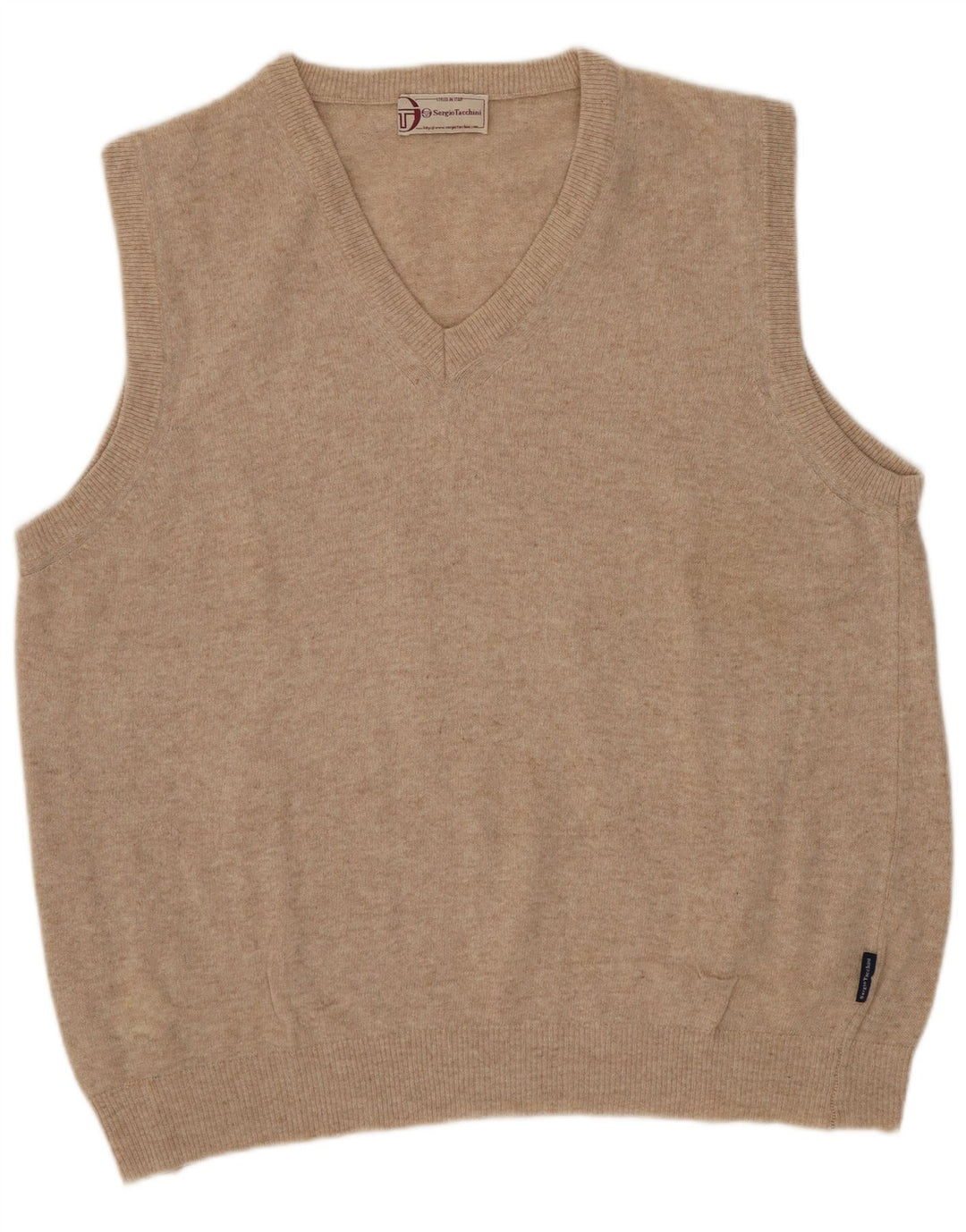 Sergio Tacchini Hombre Chaleco Tank Top Medium Beige