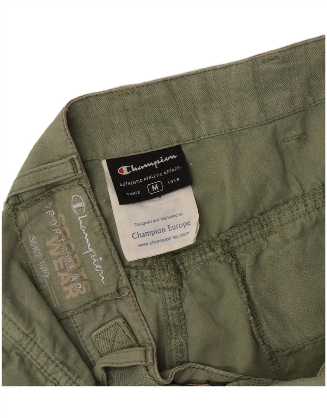 Champion Pantalones Cortos Cargo Para Hombre Medium W30 Algodón Verde