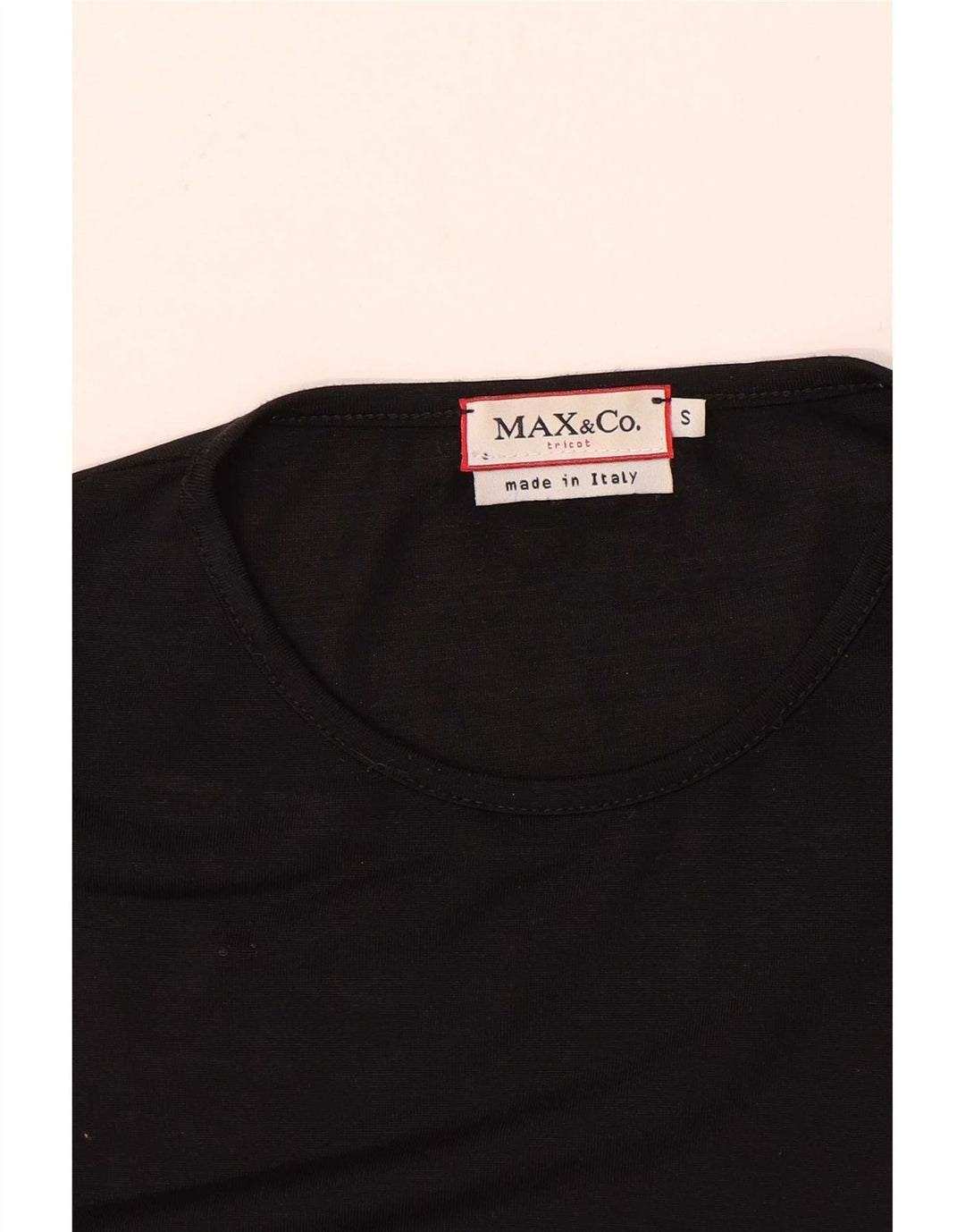 Max & Co. Camiseta sin mangas para mujer UK 8 Small Black
