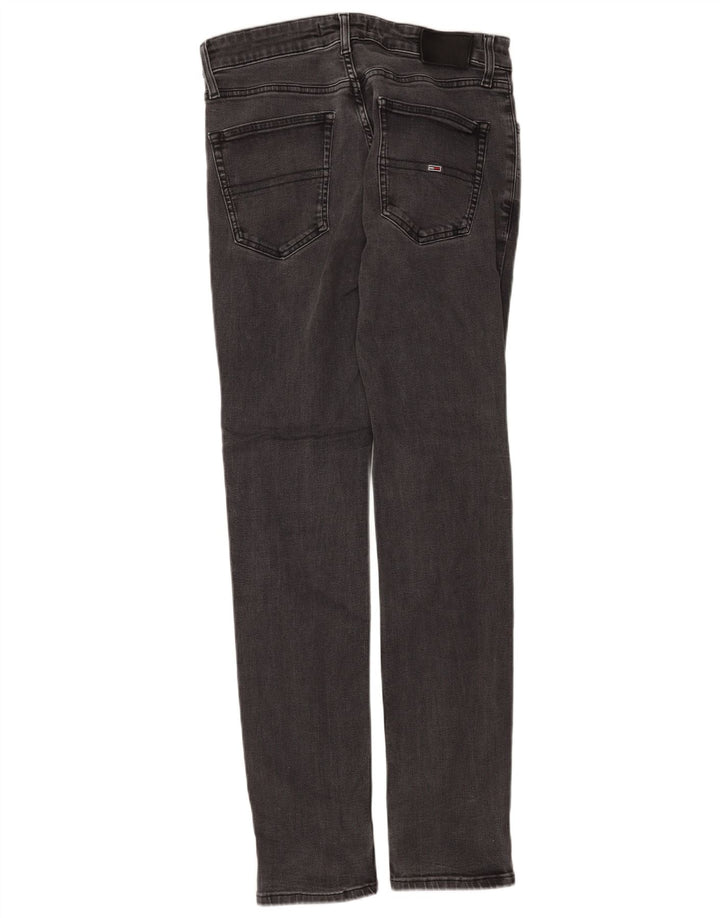 Vaqueros ajustados para mujer Tommy Hilfiger W32 L34 Algodón negro