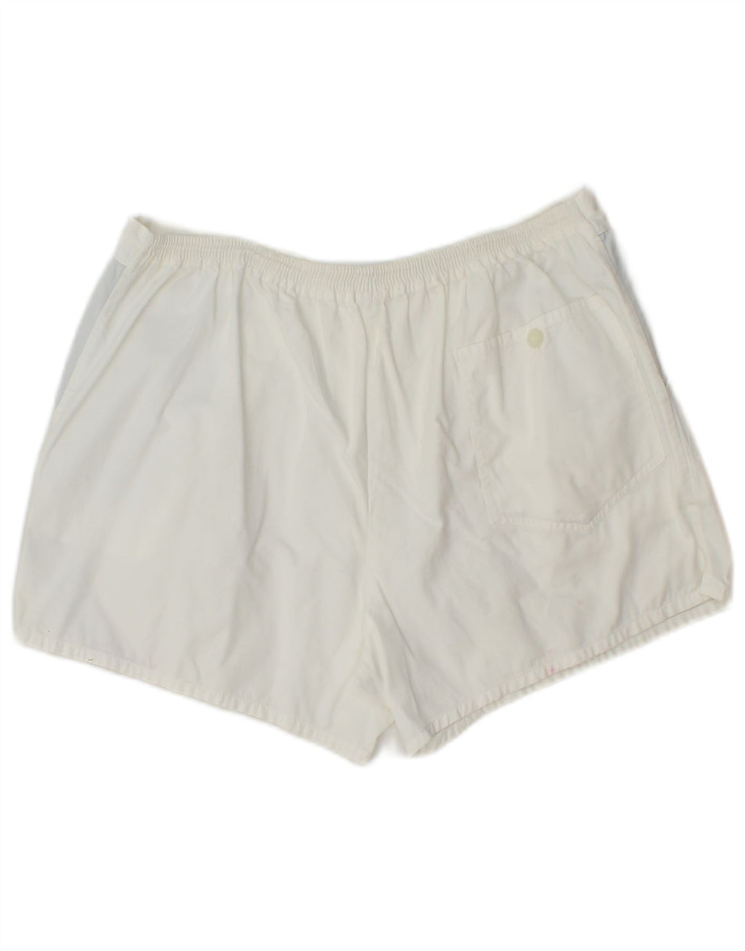 Vintage hombres tenis chino pantalones cortos W32 medio blanco