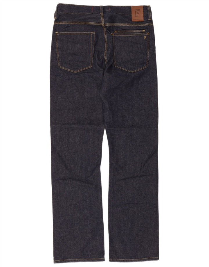 French Connection Vaqueros rectos regulares para hombre W32 L32 Algodón azul marino