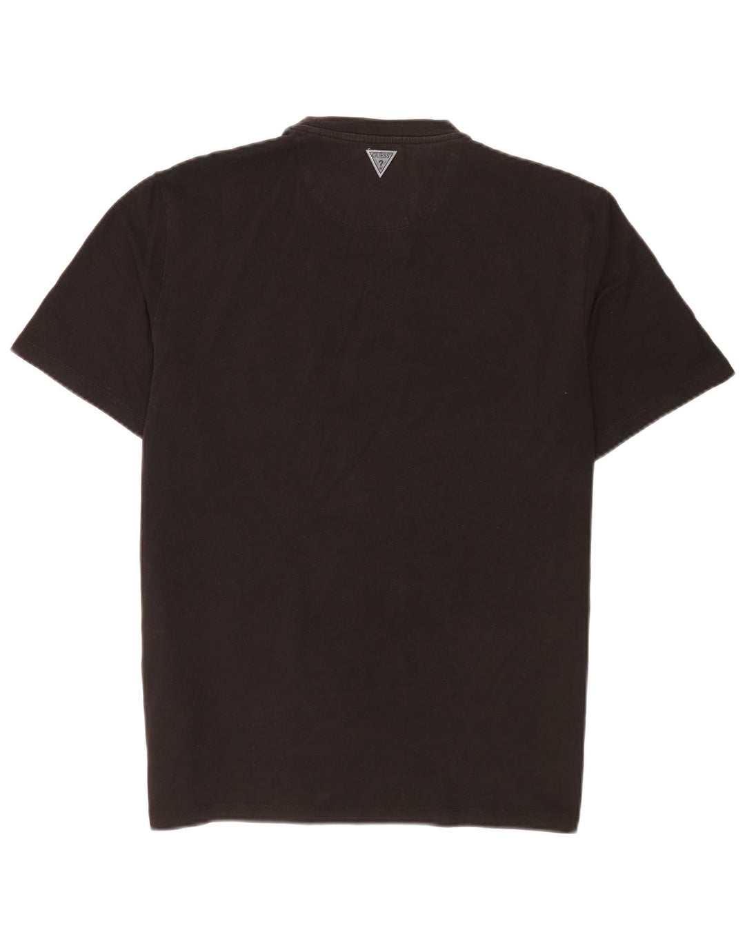 Guess Camiseta gráfica para hombre Top mediano de algodón negro