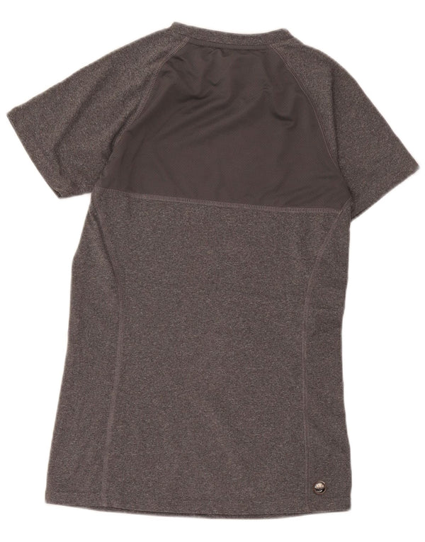 Ellesse Camiseta gráfica para mujer Top UK 10 Small Gris Poliéster