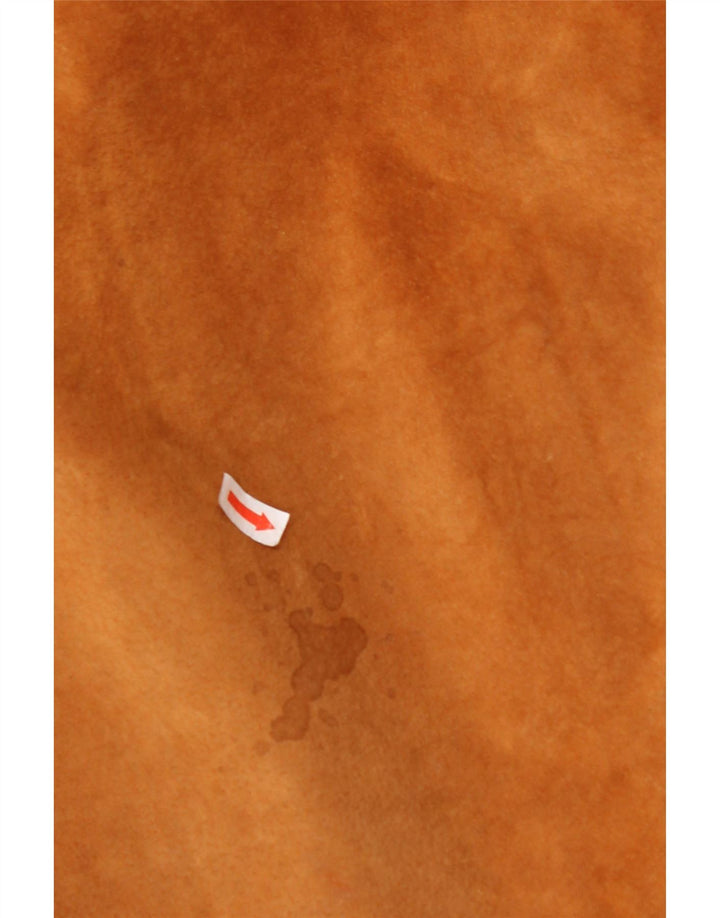 VINTAGE Chaqueta de ante para hombre EU 54 2XL Cuero marrón