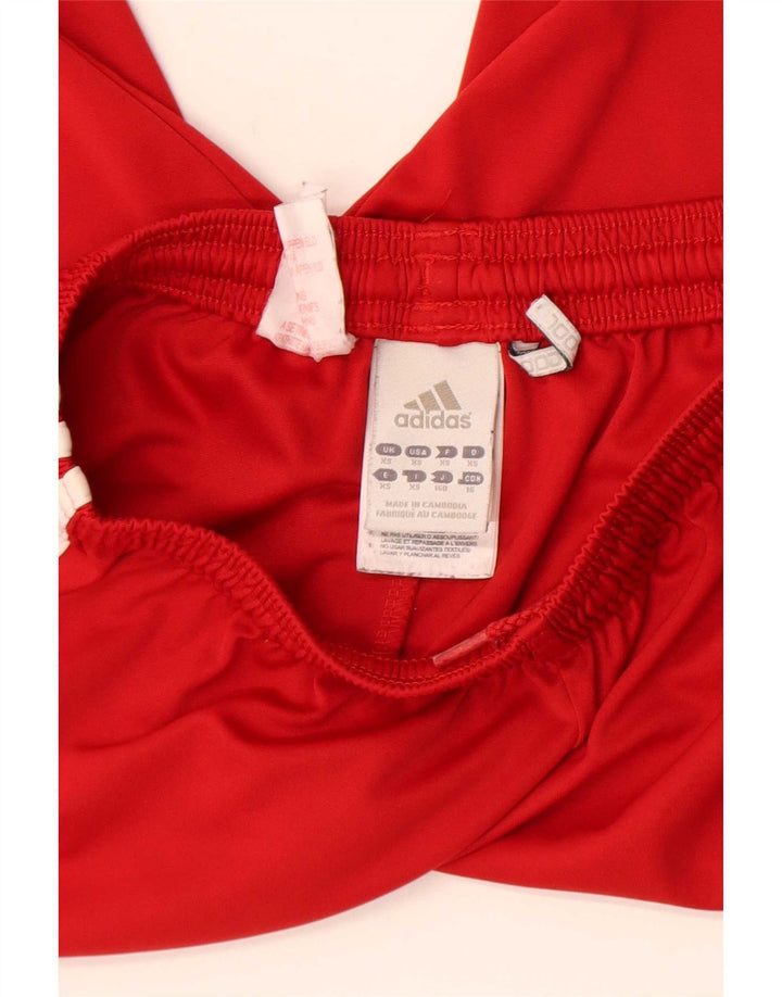 Adidas Mens Climacool Sport Shorts XS Rojo Colorblock Poliéster