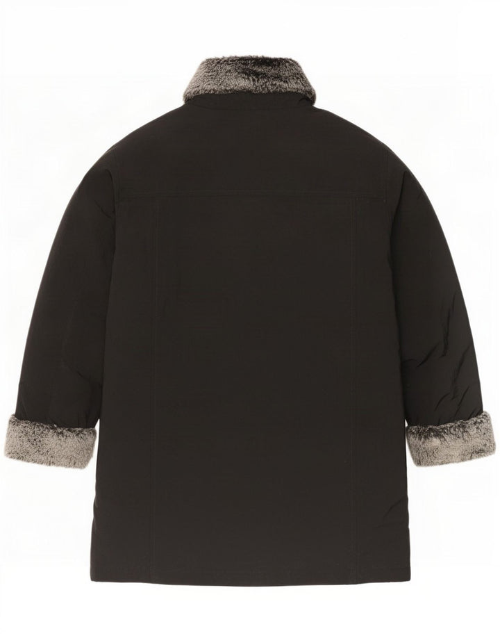 Marks & Spencer Chaqueta acolchada extragrande para mujer Reino Unido 46 Grande Acrílico negro