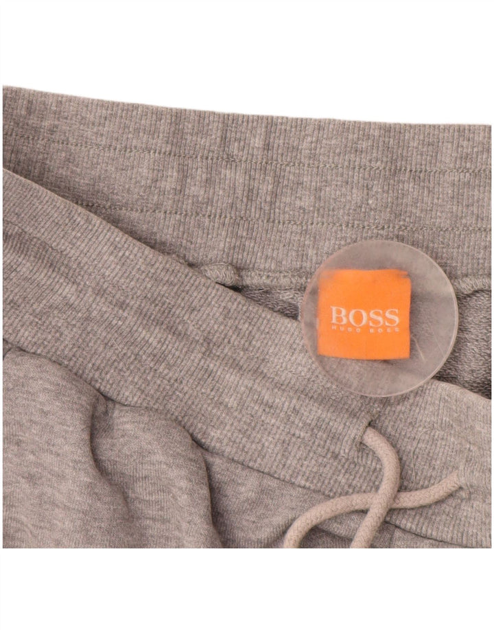 Pantalones de chándal HUGO BOSS Hombre Joggers Gris Medio Algodón
