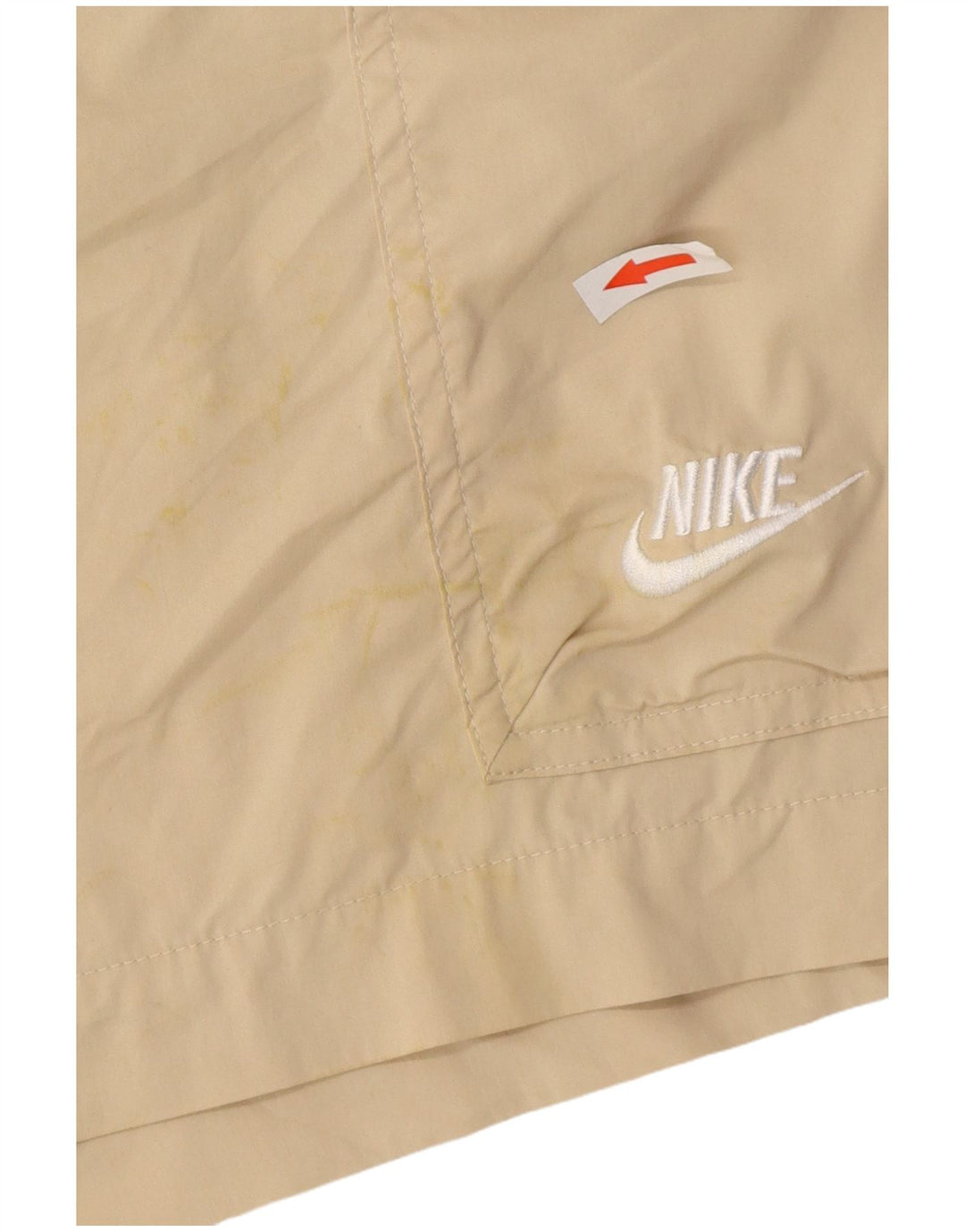 Pantalones cortos tipo cargo Nike para hombre mediano W34 algodón beige