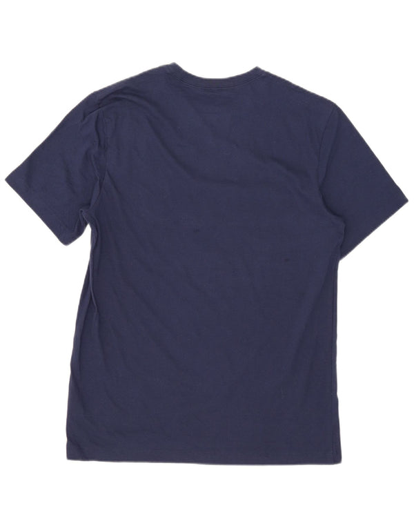 Nike - Camiseta gráfica para hombre, parte superior mediana de algodón azul marino