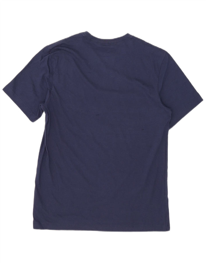 Nike - Camiseta gráfica para hombre, parte superior mediana de algodón azul marino