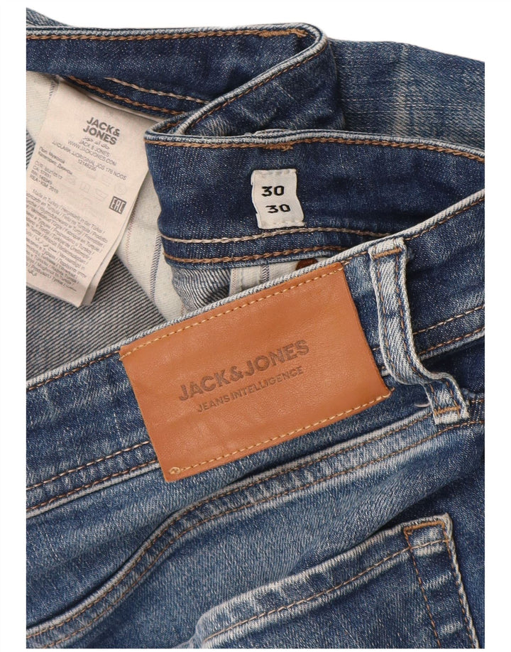 Jack & Jones Hombre Vaqueros Slim W30 L30 Algodón Azul