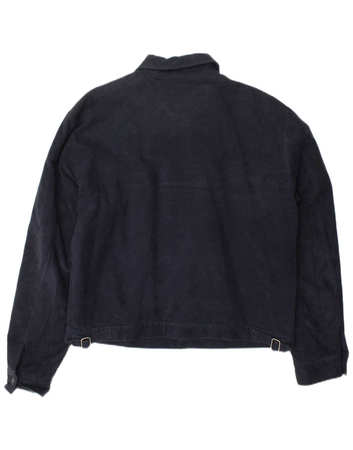 Guess Chaqueta Bomber para Hombre UK 40 Grande Algodón Azul Marino