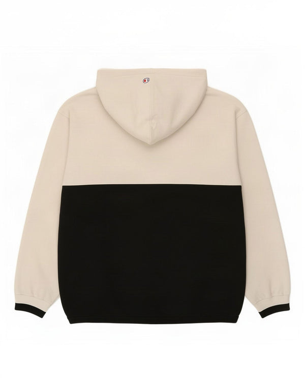 Champion Sudadera Con Capucha Gráfica Para Hombre 2XL Algodón Blanco Colorblock