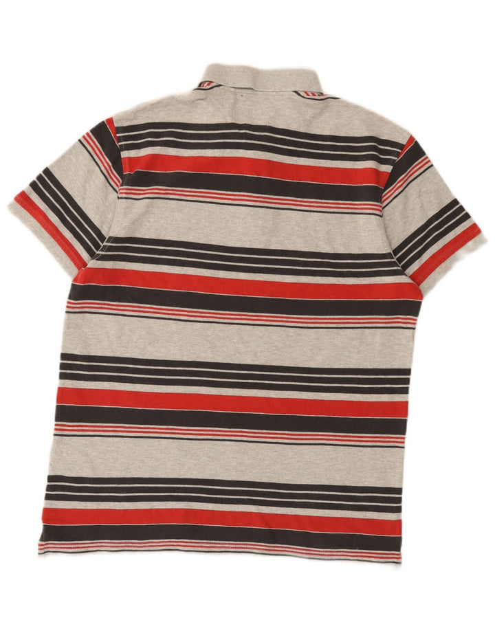 Levi's Polo estándar para hombre de algodón a rayas gris medio