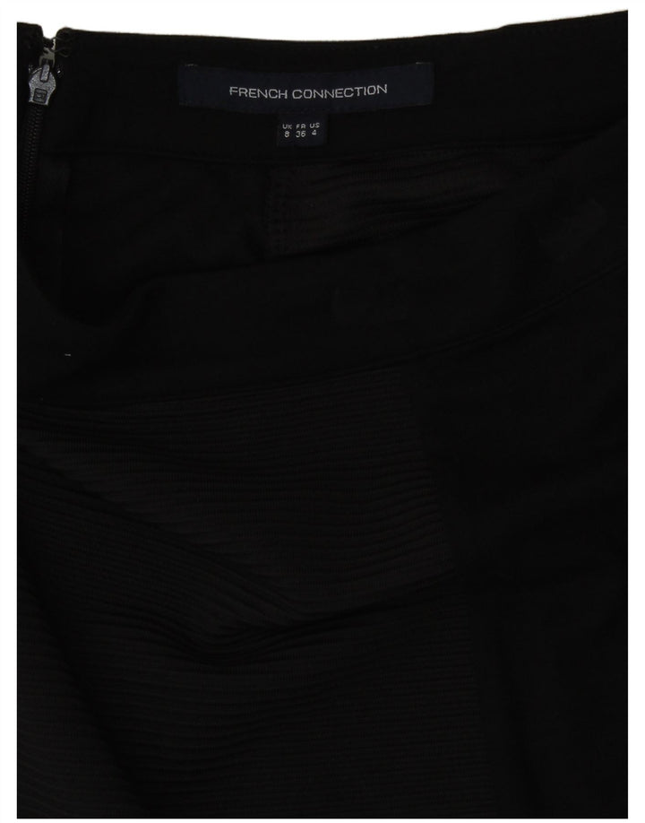 Falda lápiz para mujer de French Connection UK 8 Small W26 Poliéster negro