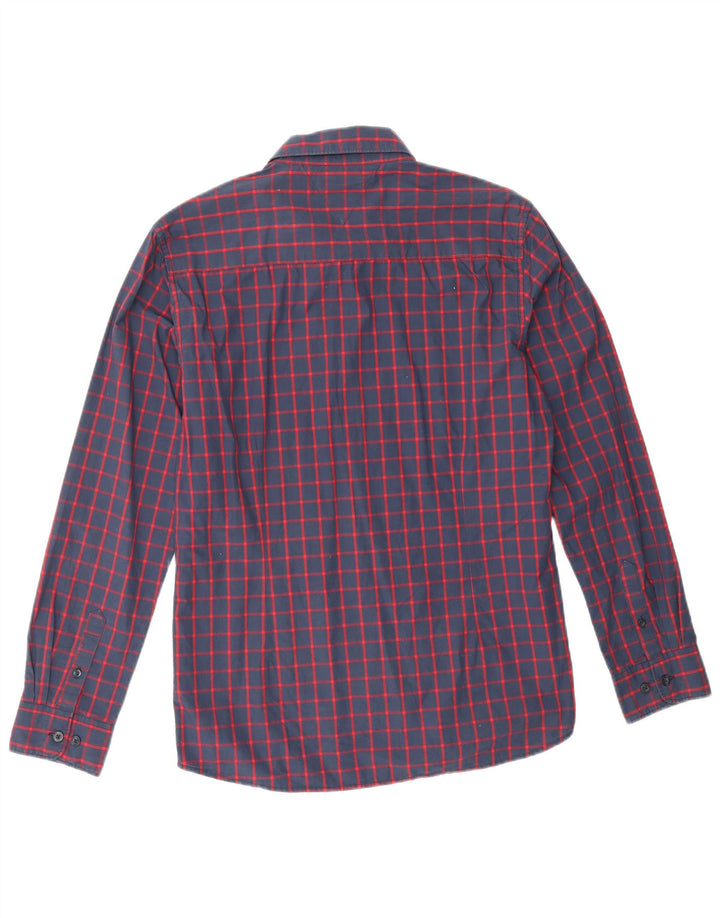 TOMMY HILFIGER Camisa Niño 15-16 Años Azul Marino Cuadros Algodón