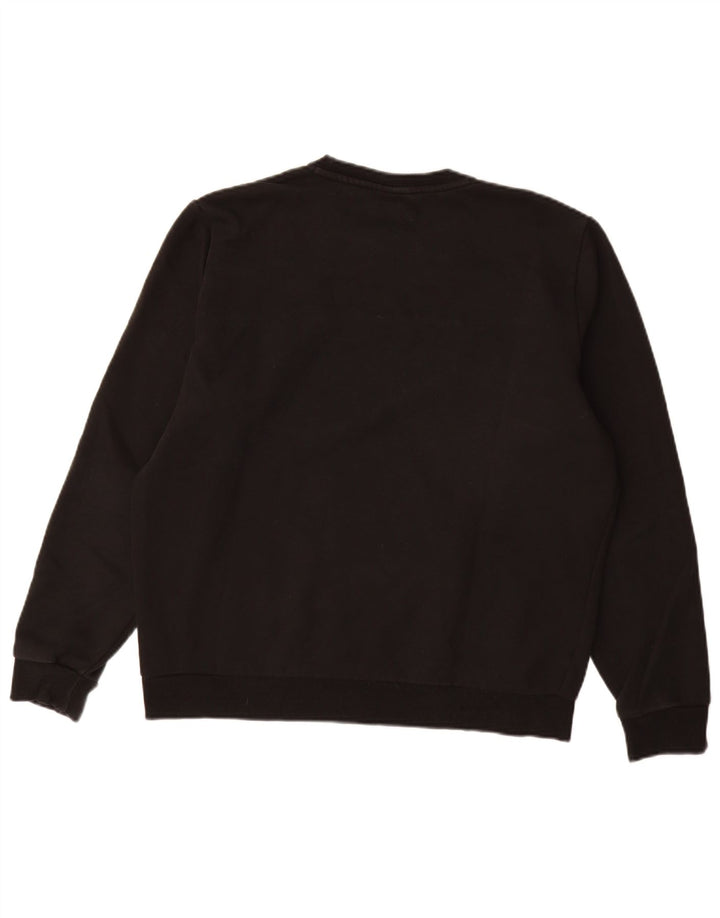 PUMA Sudadera con gráfico para Hombre Jersey Grande de algodón Negro