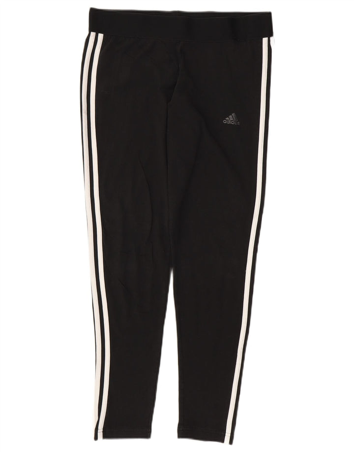 Leggings ADIDAS Mujer UK 16/18 Grande Negro Algodón