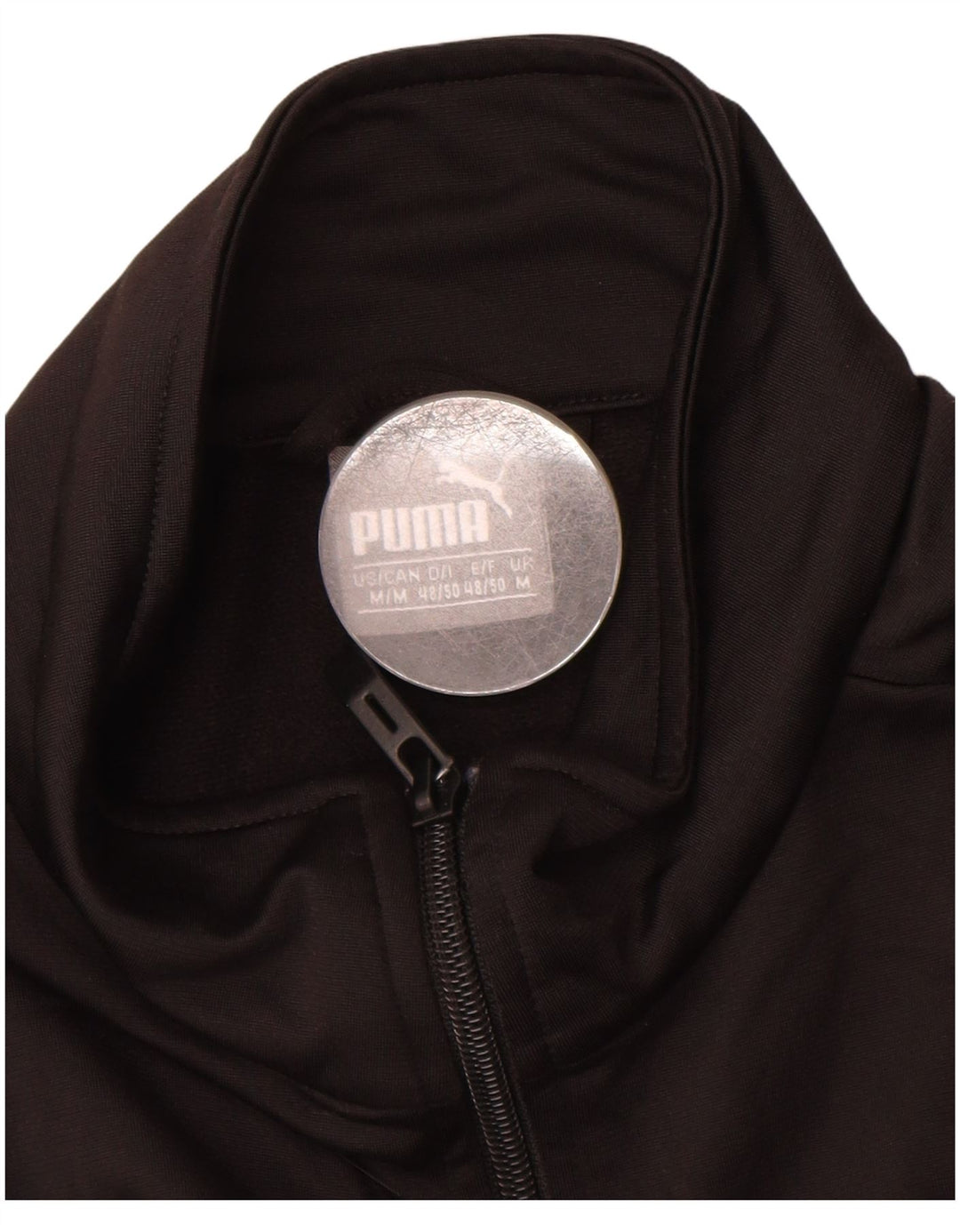 PUMA Chaqueta superior de chándal con gráfico para hombre Poliéster negro mediano