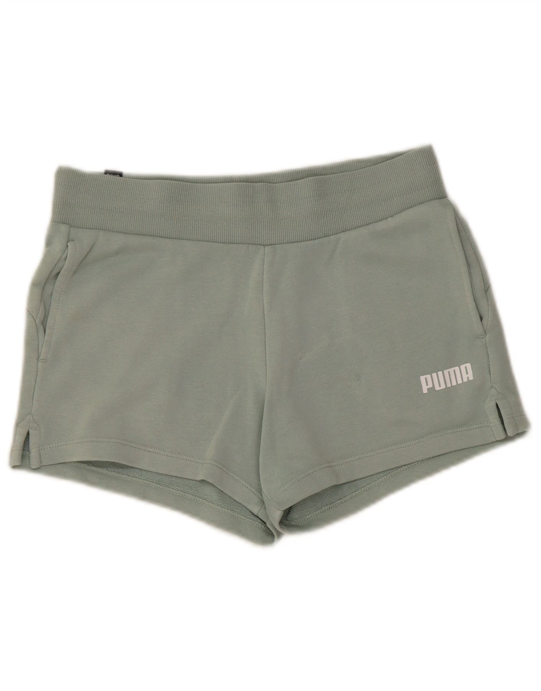 PUMA Pantalones cortos deportivos para mujer UK 6 XS Algodón azul