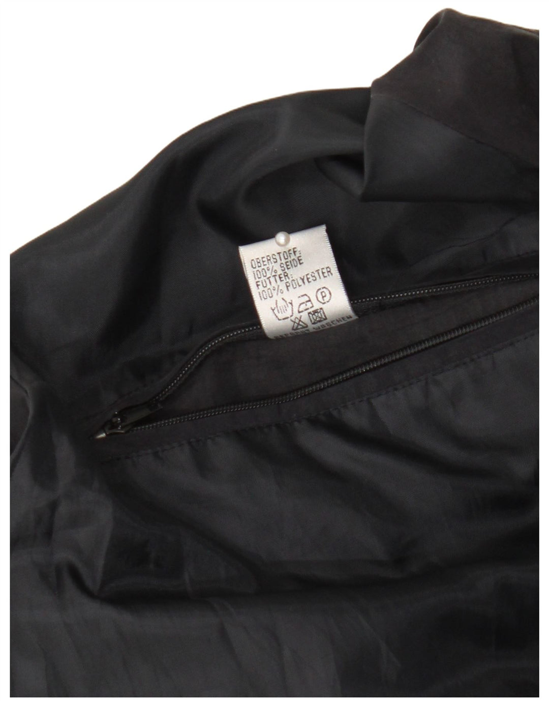 Chaqueta bomber vintage para hombre IT 48/50 Seda geométrica multicolor mediana