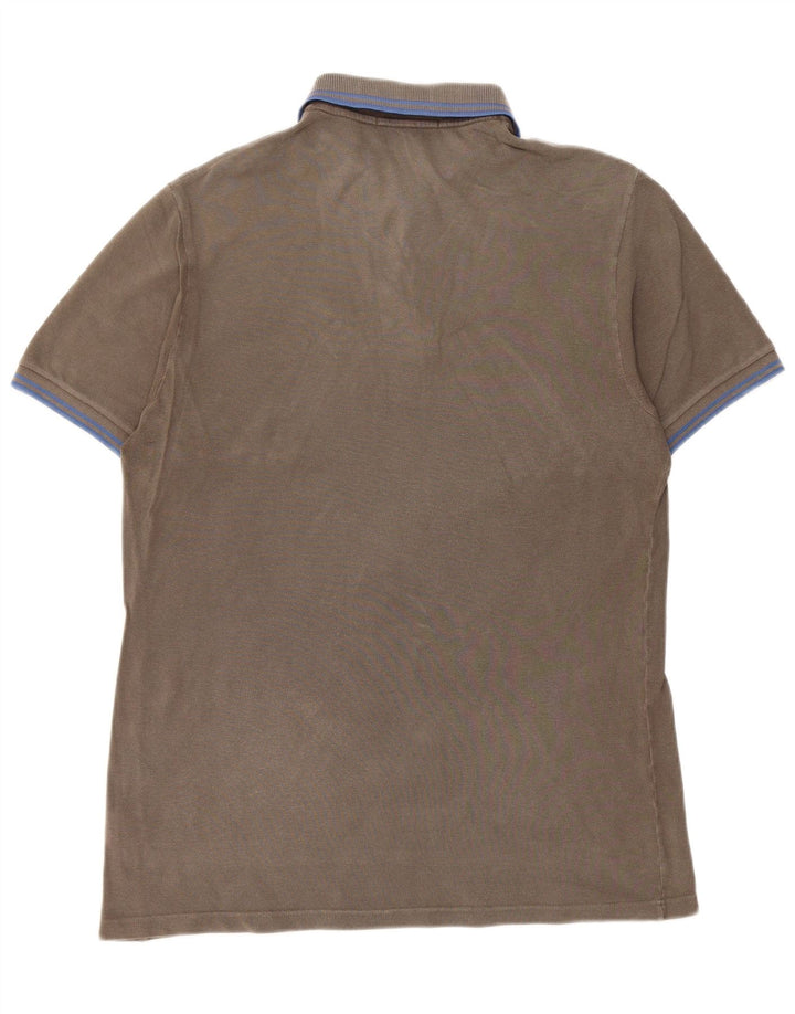 FRED PERRY Polo para hombre de algodón gris medio