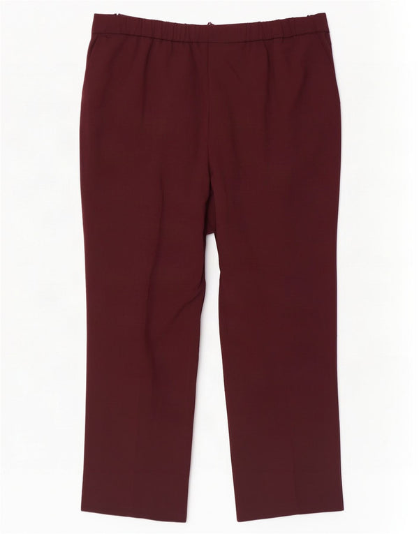 Marks & Spencer Pantalones informales de corte clásico para hombre UK 18 XL W38 L26 Marrón