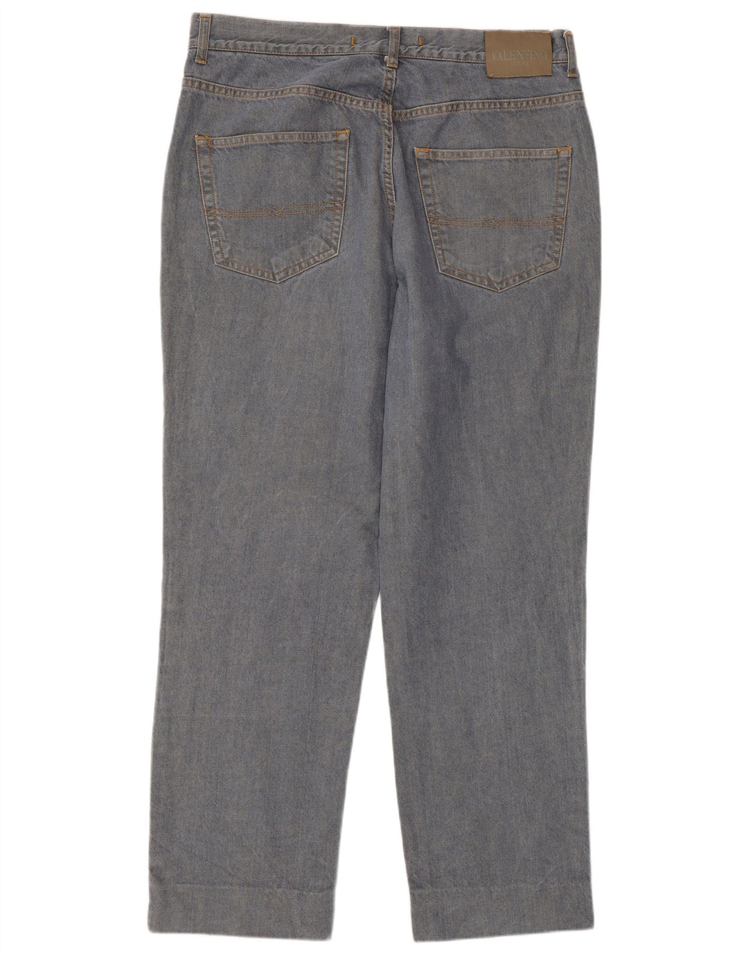 VALENTINO Vaqueros Rectos Hombre W38 L29 Azul