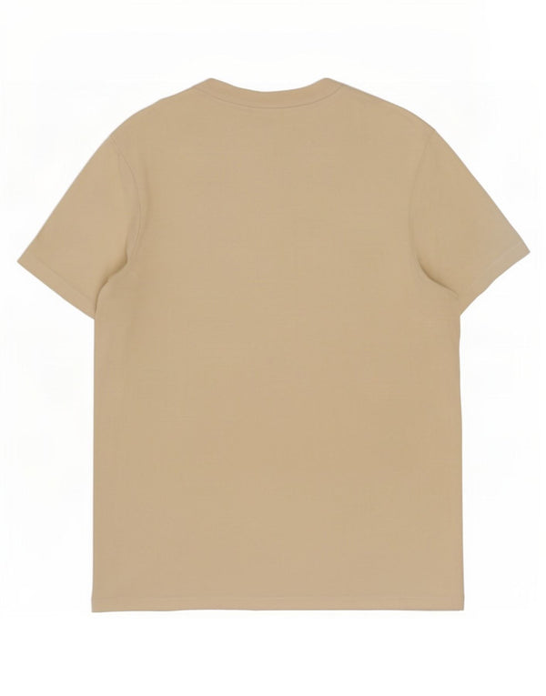 Hugo Boss Mens Graphic T-Shirt Top Large Yellow Cotton