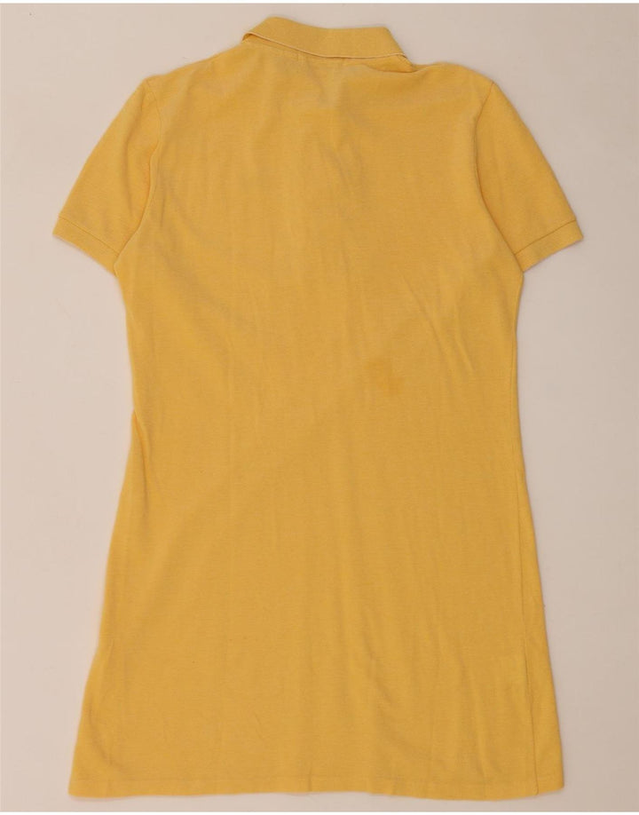 Vestido polo para mujer Lacoste Talla 40 Algodón amarillo mediano