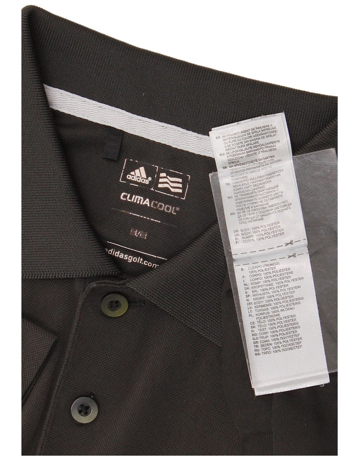 Adidas Hombre Climacool Polo Polo Gris Medio Poliéster