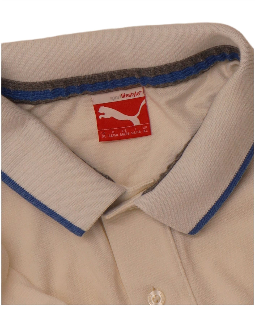 PUMA Polo para hombre XL Off White