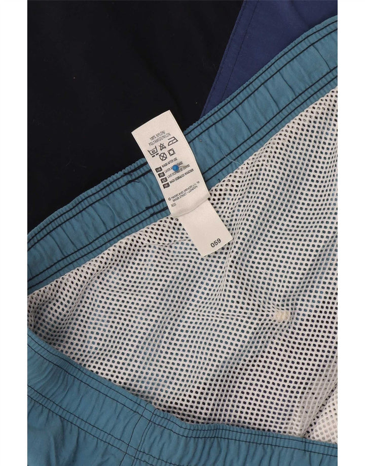 Marks & Spencer St. Michael Bañador para hombre, talla grande, color azul