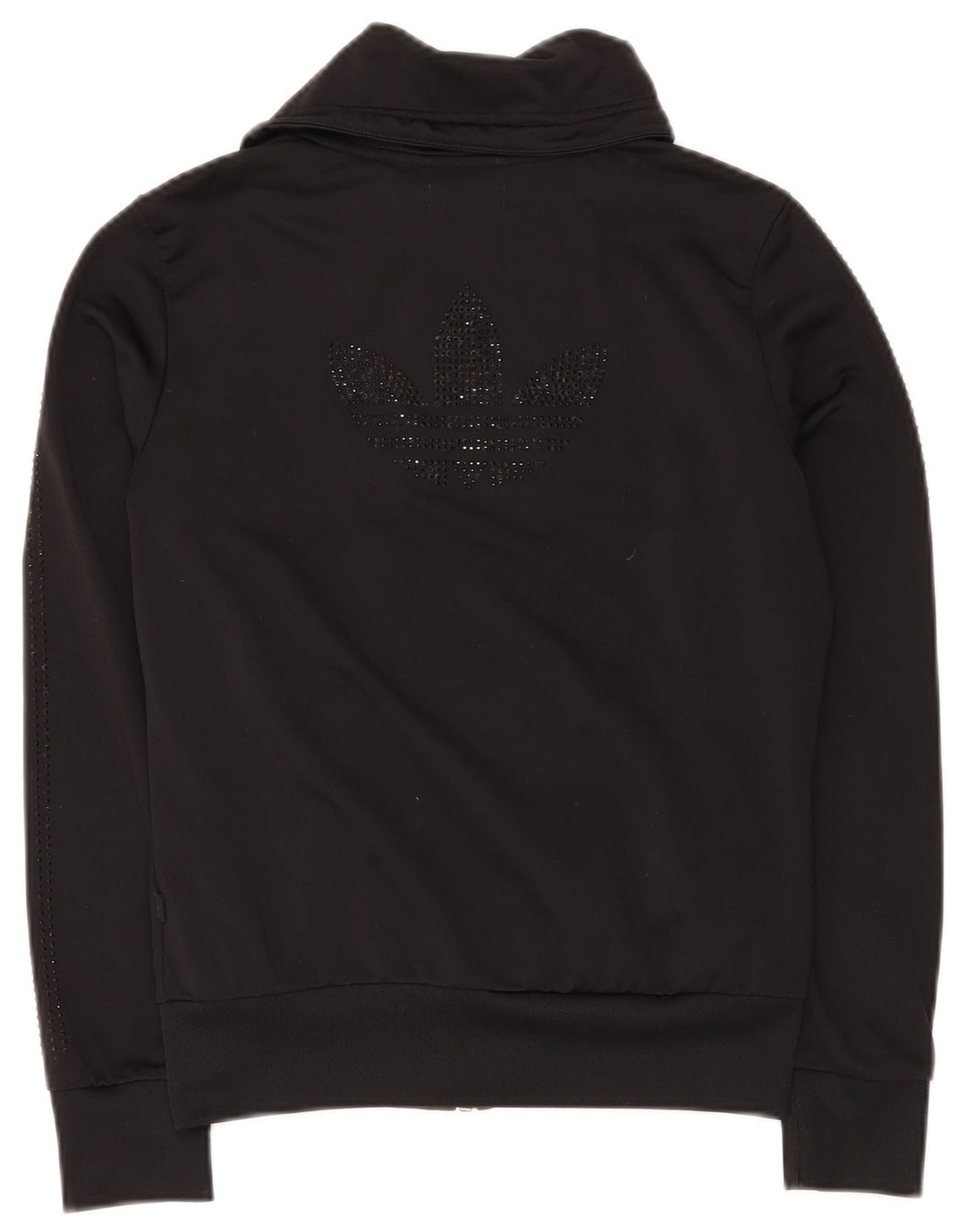 ADIDAS Chaqueta superior de chándal para mujer EU 38 Mediano Negro Poliéster