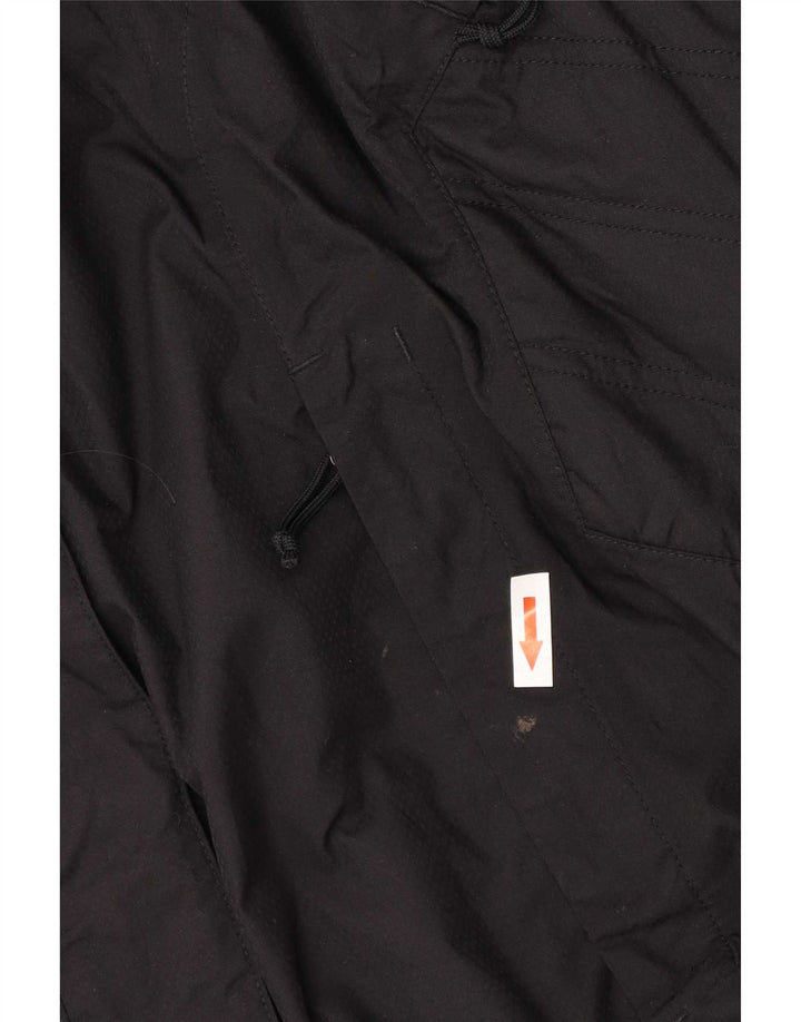 The North Face Chaqueta cortavientos con capucha para mujer UK 44 Medium Black Nylon