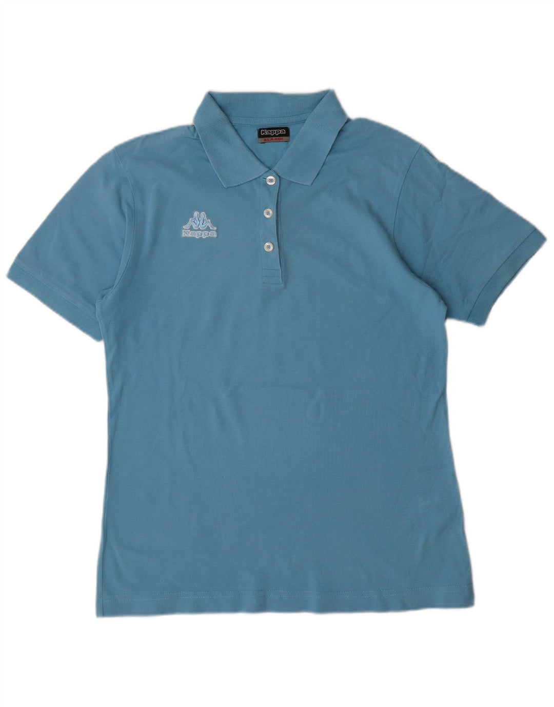 KAPPA Polo Mujer UK 40 XL Algodón Azul