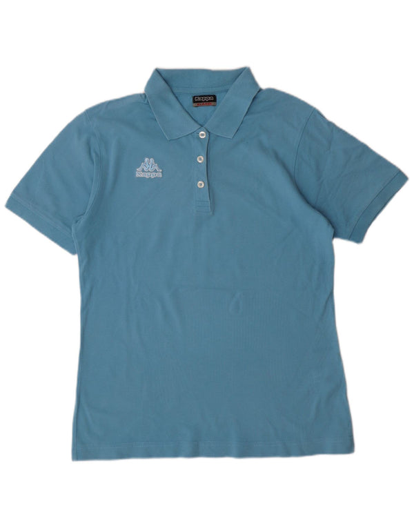 KAPPA Polo Mujer UK 40 XL Algodón Azul