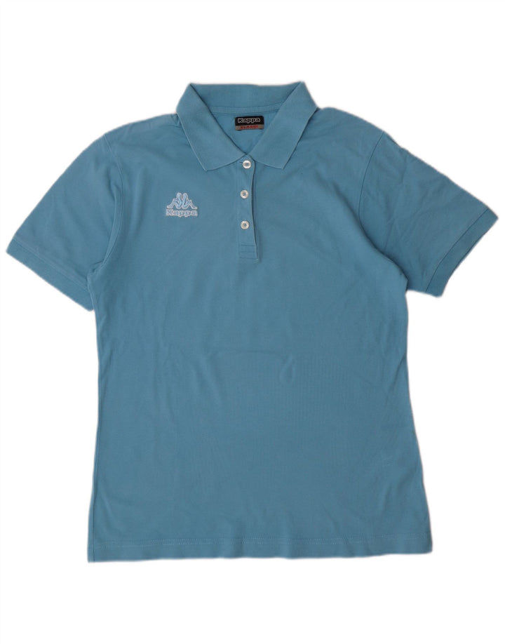 KAPPA Polo Mujer UK 40 XL Algodón Azul