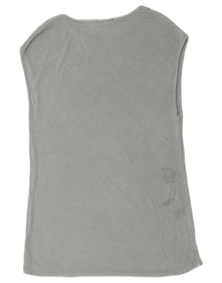 Zara Hombre Chaleco Top Pequeño Gris