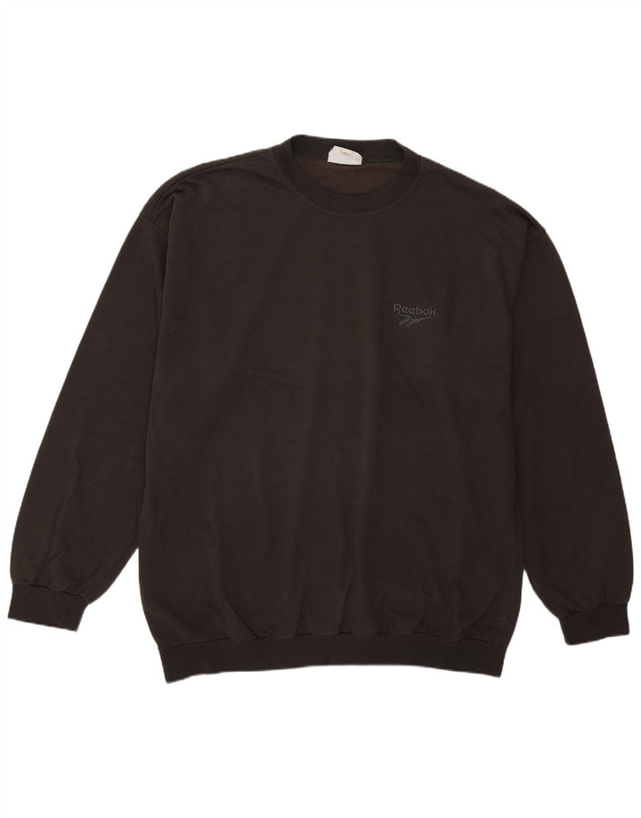 Reebok Hombre Sudadera Jumper 2XL Marrón