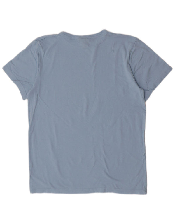 Ellesse Camiseta con gráfico de ajuste relajado para mujer UK 10 Small Blue
