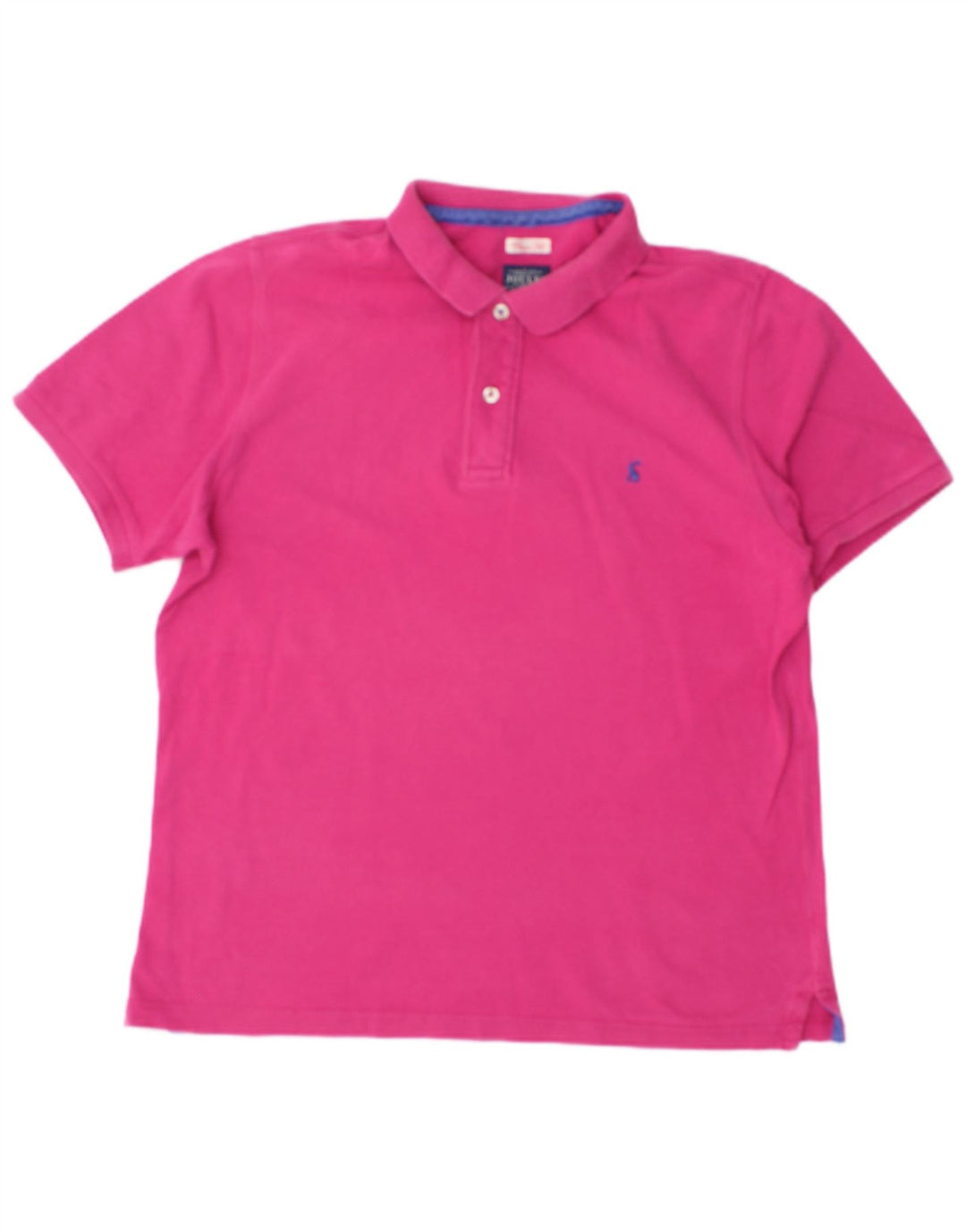 JOULES Polo de corte clásico para hombre de algodón rosa medio