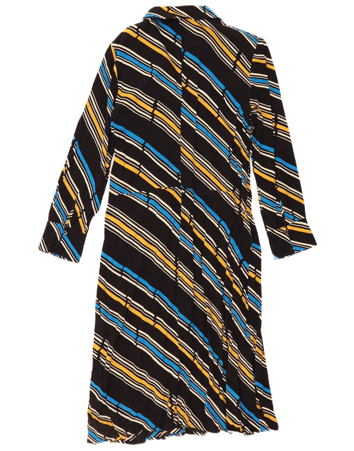 Max & Co. Vestido largo de manga larga para mujer UK 40 Mediano Rayas multicolores
