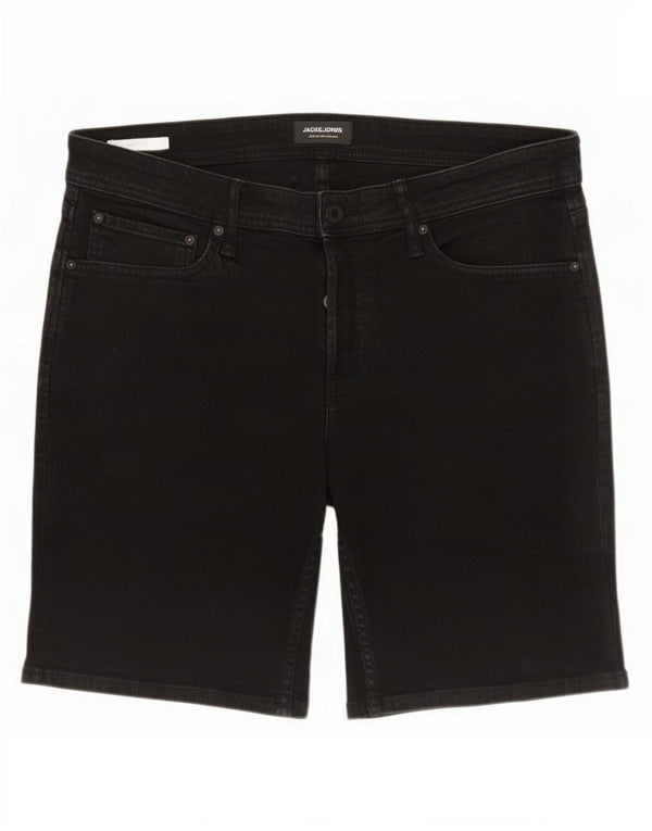 Jack & Jones Pantalones cortos vaqueros de ajuste regular para hombre XL W38 Black