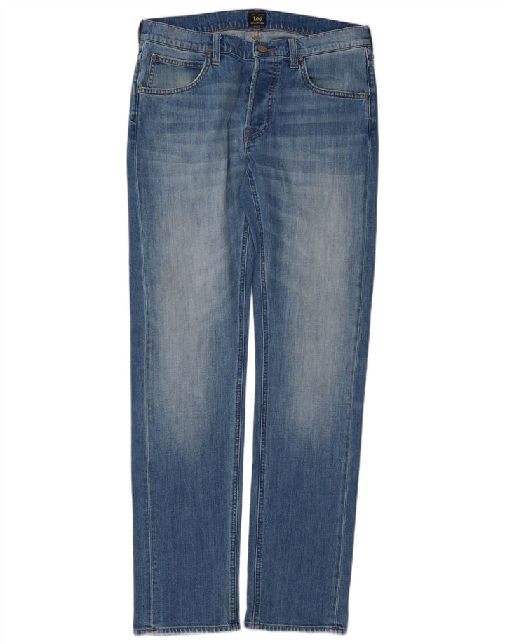 Lee Vaqueros Rectos Daren para Hombre W32 L34 Algodón Azul