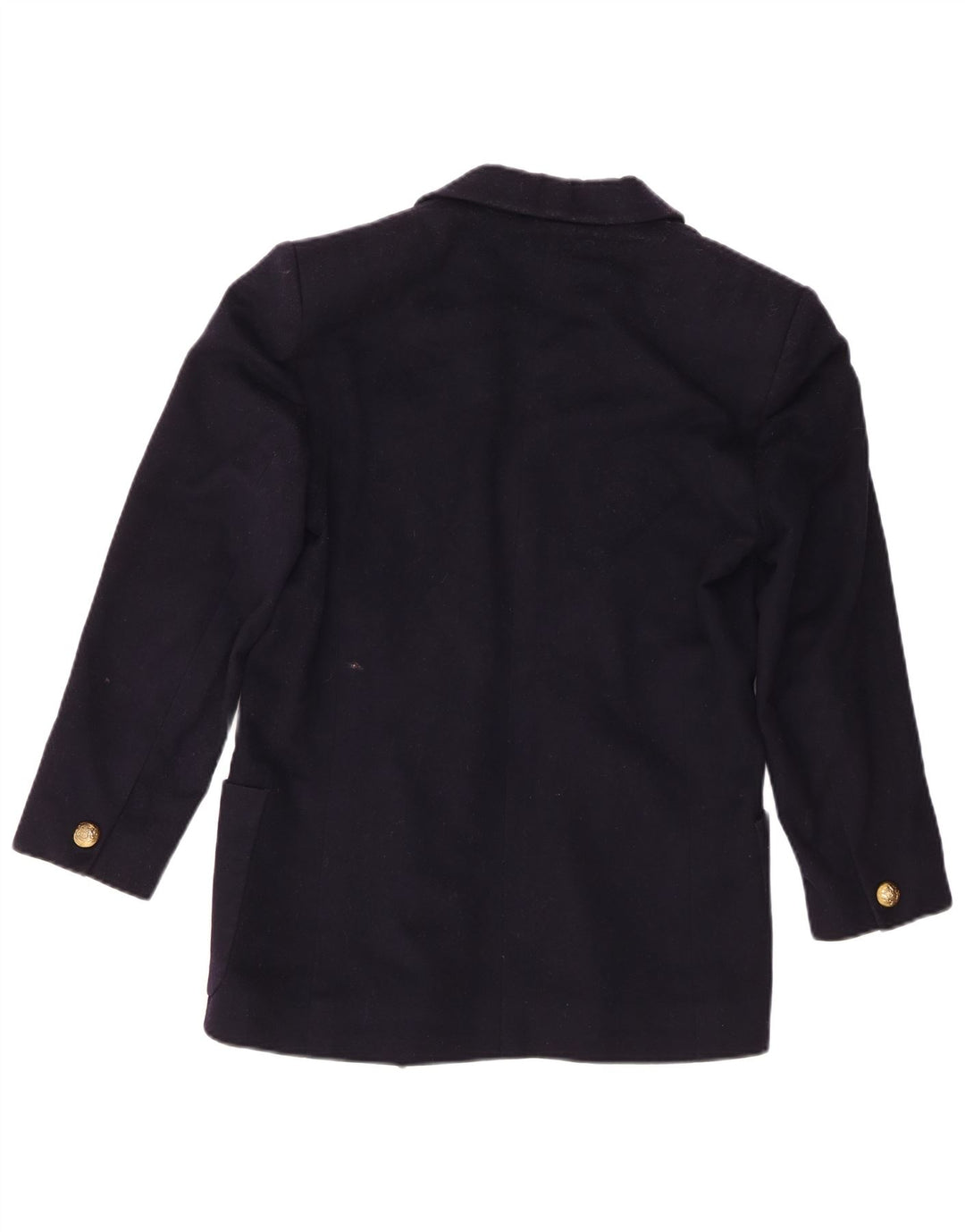 Jaeger Chaqueta tipo blazer con doble botonadura para mujer UK 6 XS Azul marino Lana nueva