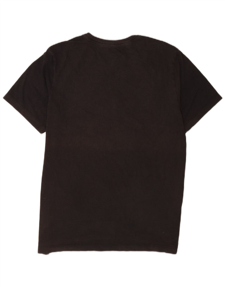 Nike - Camiseta gráfica para hombre, talla grande, algodón negro