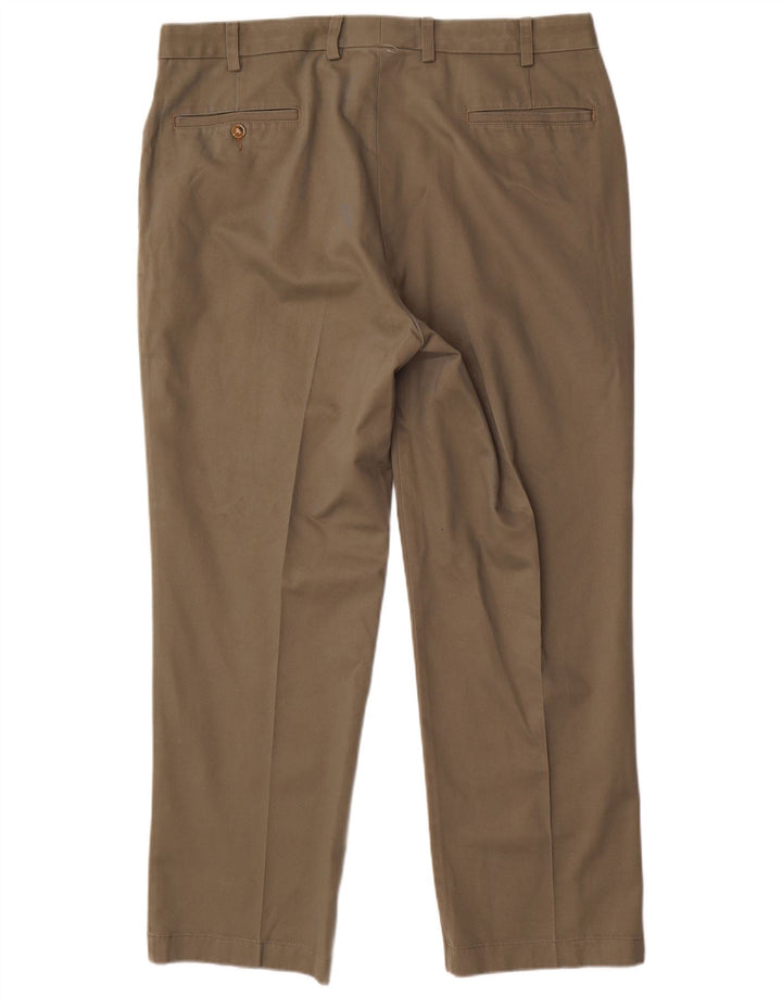 ORVIS Pantalón chino recto para hombre W38 L30 Algodón caqui