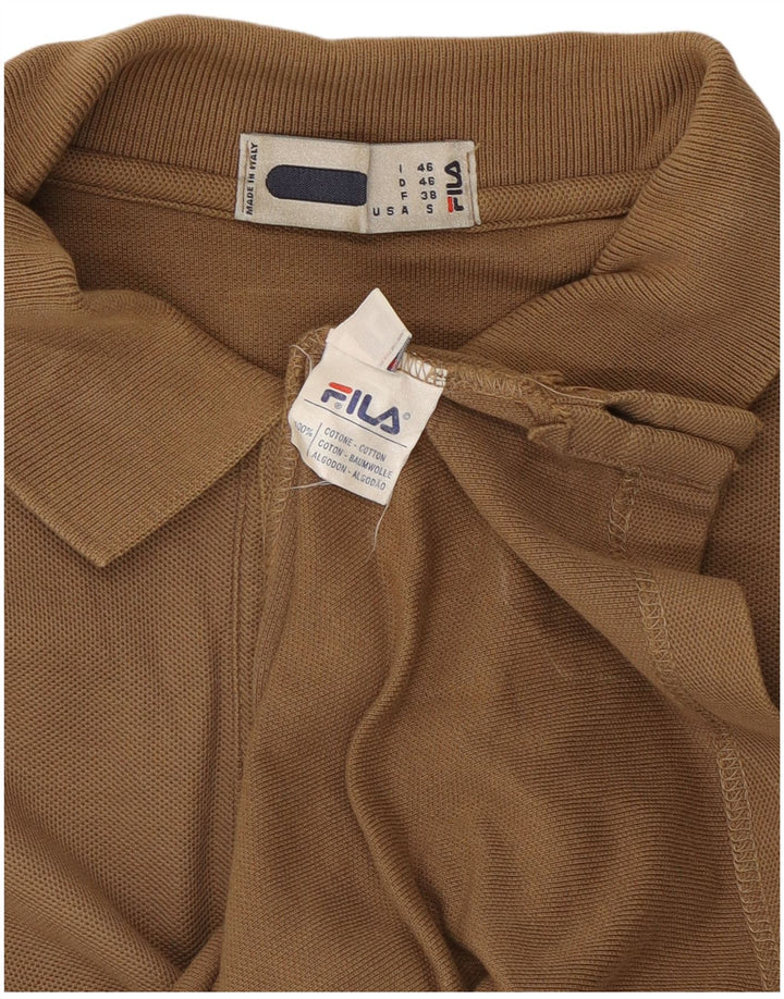 Fila Polo Hombre Pequeño Algodón Beige